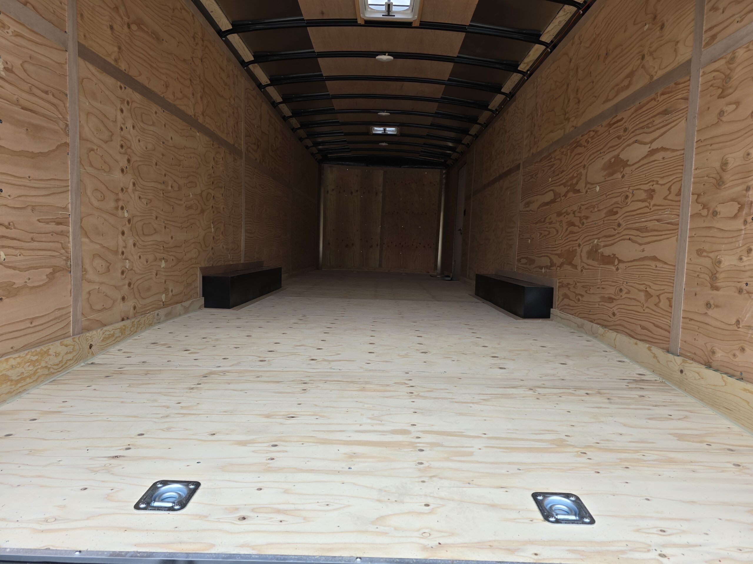 2025 Blazer by Cargo Mate 8.5×26 9800GVW Enclosed Cargo Trailer Car Hauler Extra Height New Cobra Skin Blackout - Image 3