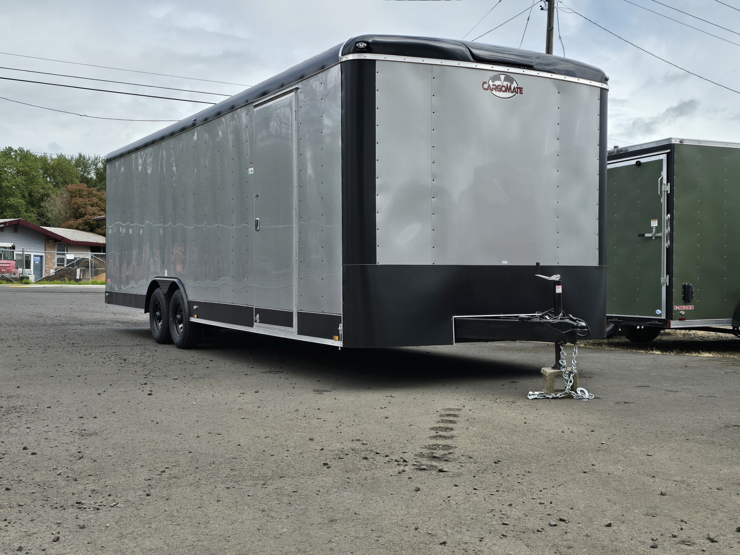 2025 Blazer by Cargo Mate 8.5×26 9800GVW Enclosed Cargo Trailer Car Hauler Extra Height New Cobra Skin Blackout