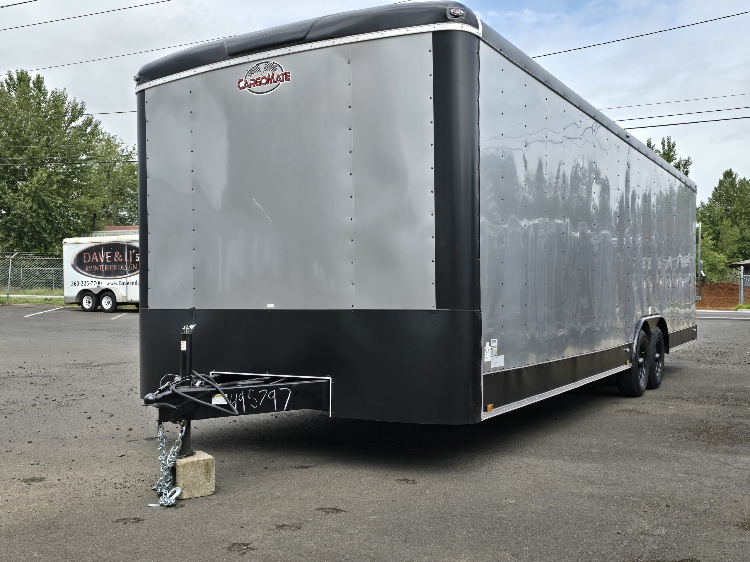 2025 Blazer by Cargo Mate 8.5×26 9800GVW Enclosed Cargo Trailer Car Hauler Extra Height New Cobra Skin Blackout - Image 4