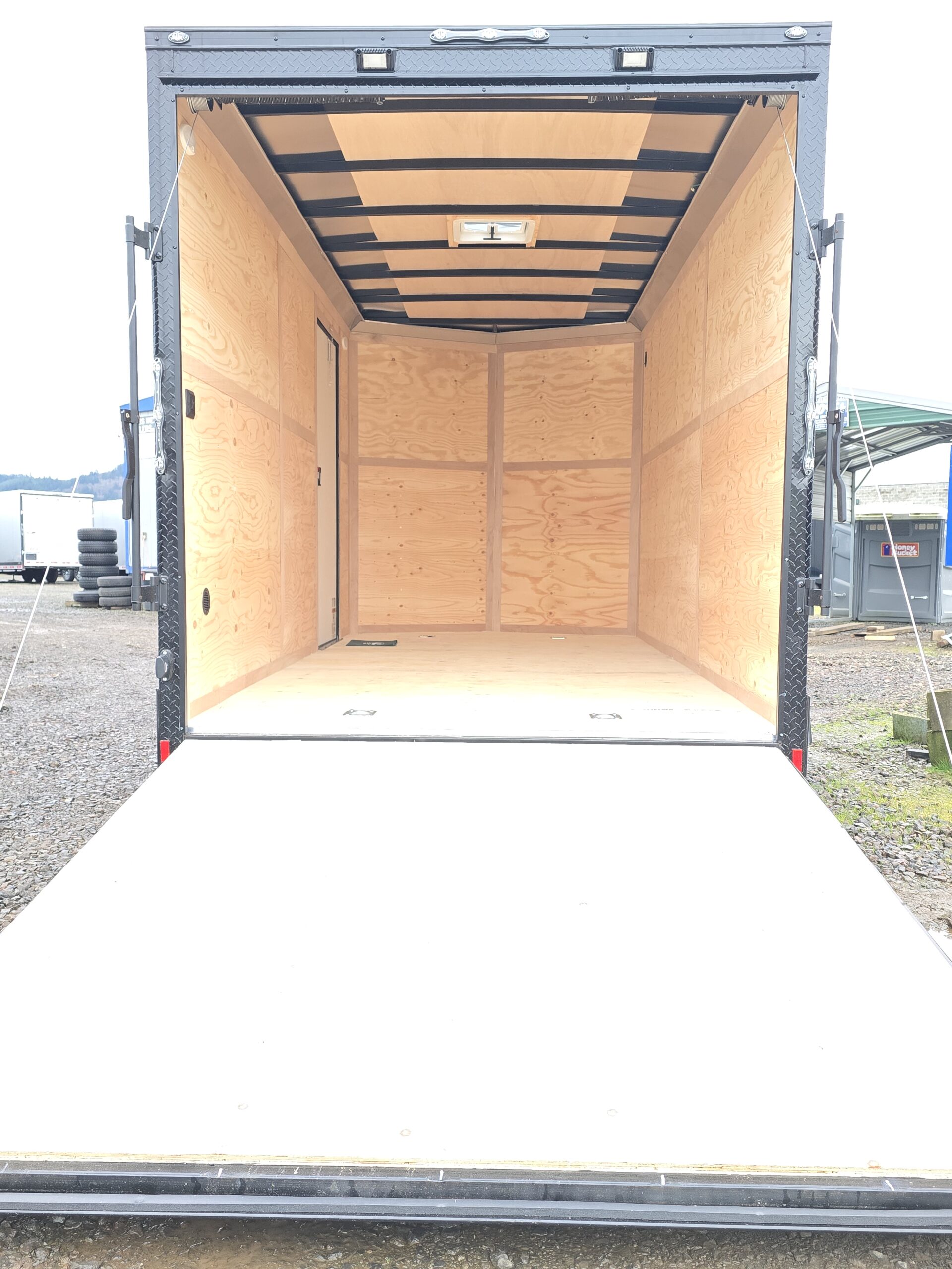 2025 Cargo Mate Enclosed Cargo Trailer 7×14 7,000 GVW UTV Package PolyCore AP - Image 2