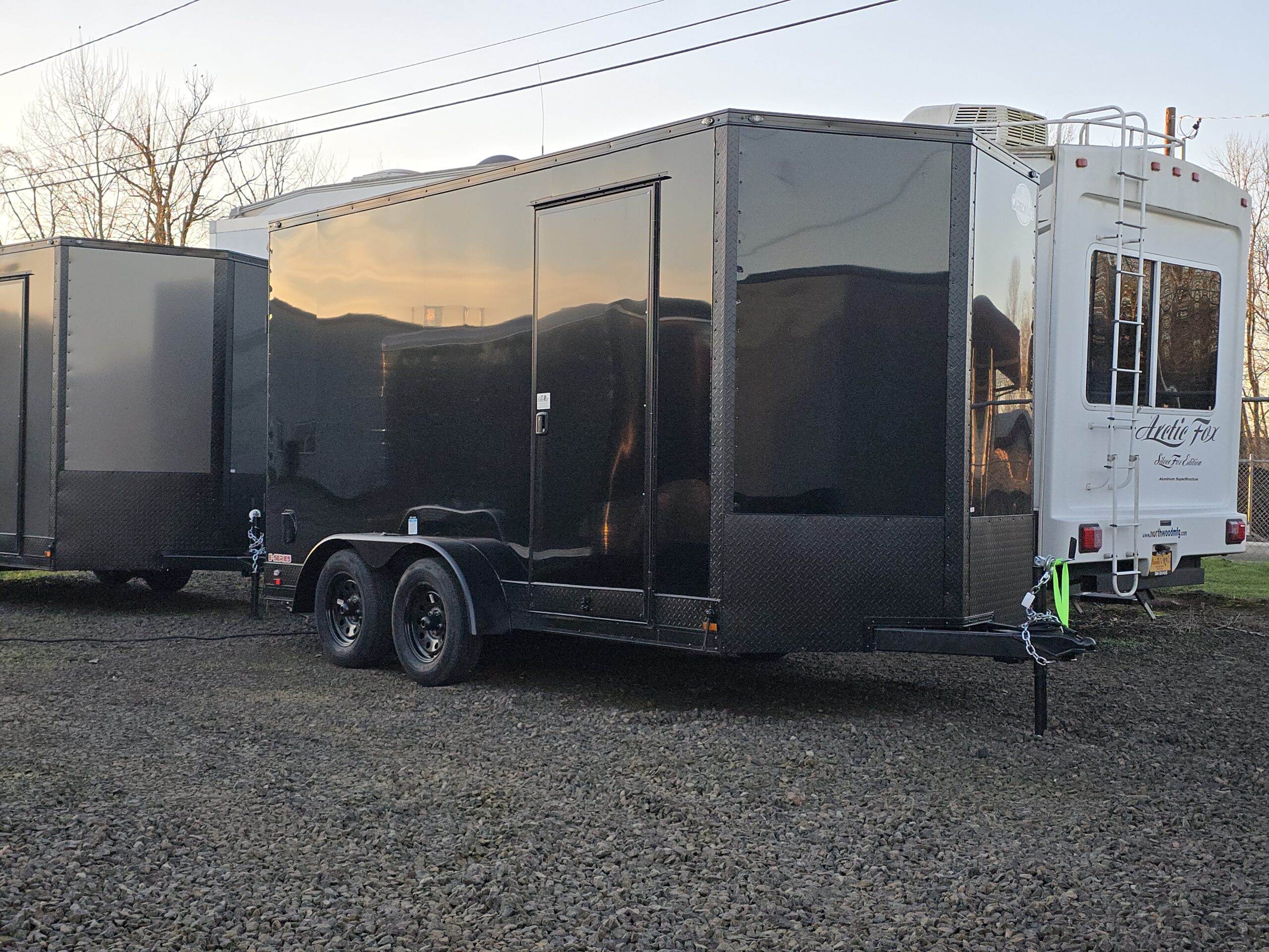 2025 Cargo Mate Enclosed Cargo Trailer 7×14 7,000 GVW UTV Package PolyCore AP - Image 3