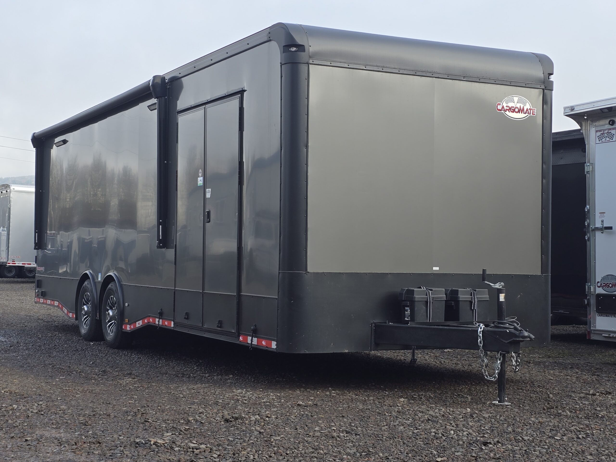 2025 Eliminator by Cargo Mate 8.5×28 Extra Height Enclosed Car Hauler Cargo Trailer *Loaded*