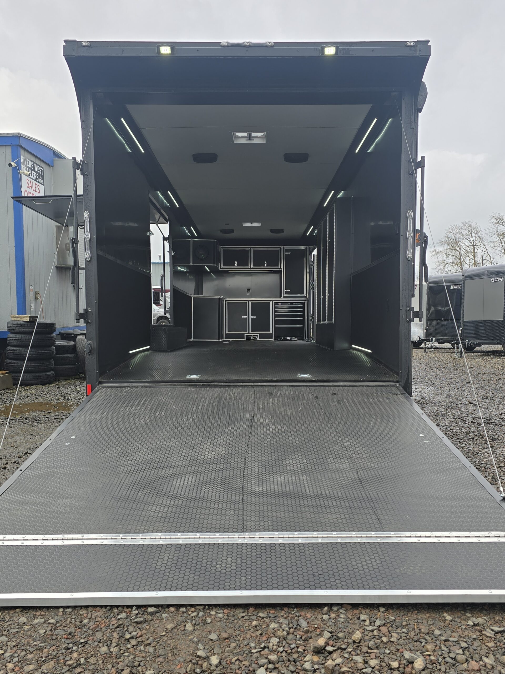 2025 Eliminator by Cargo Mate 8.5×28 Extra Height Enclosed Car Hauler Cargo Trailer *Loaded* - Image 2