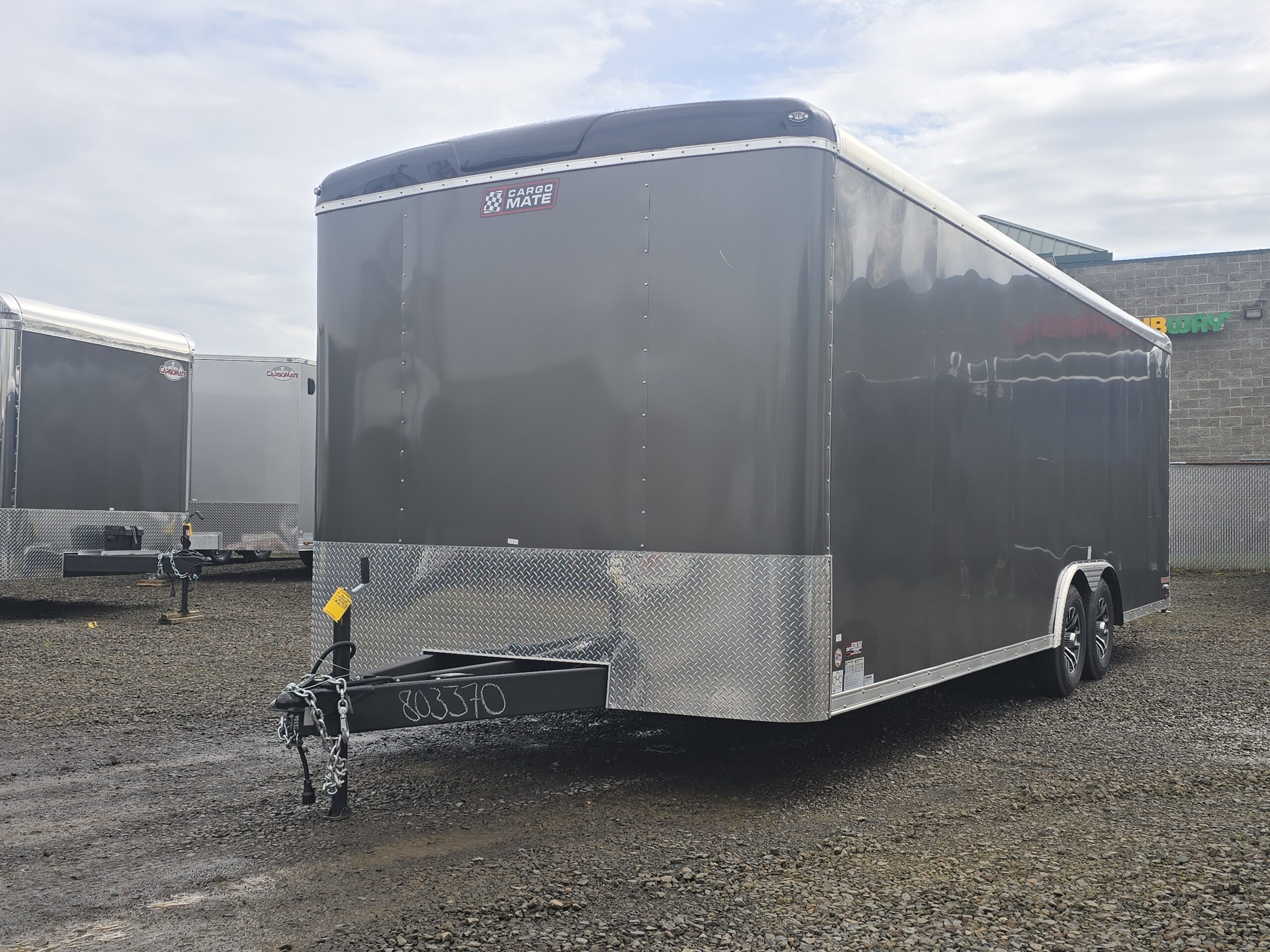2025 Qualifier Enclosed Cargo Trailer Car by Cargo Mate 8.5×24 Top Grade Car Hauler Dexter Torsion Axles
