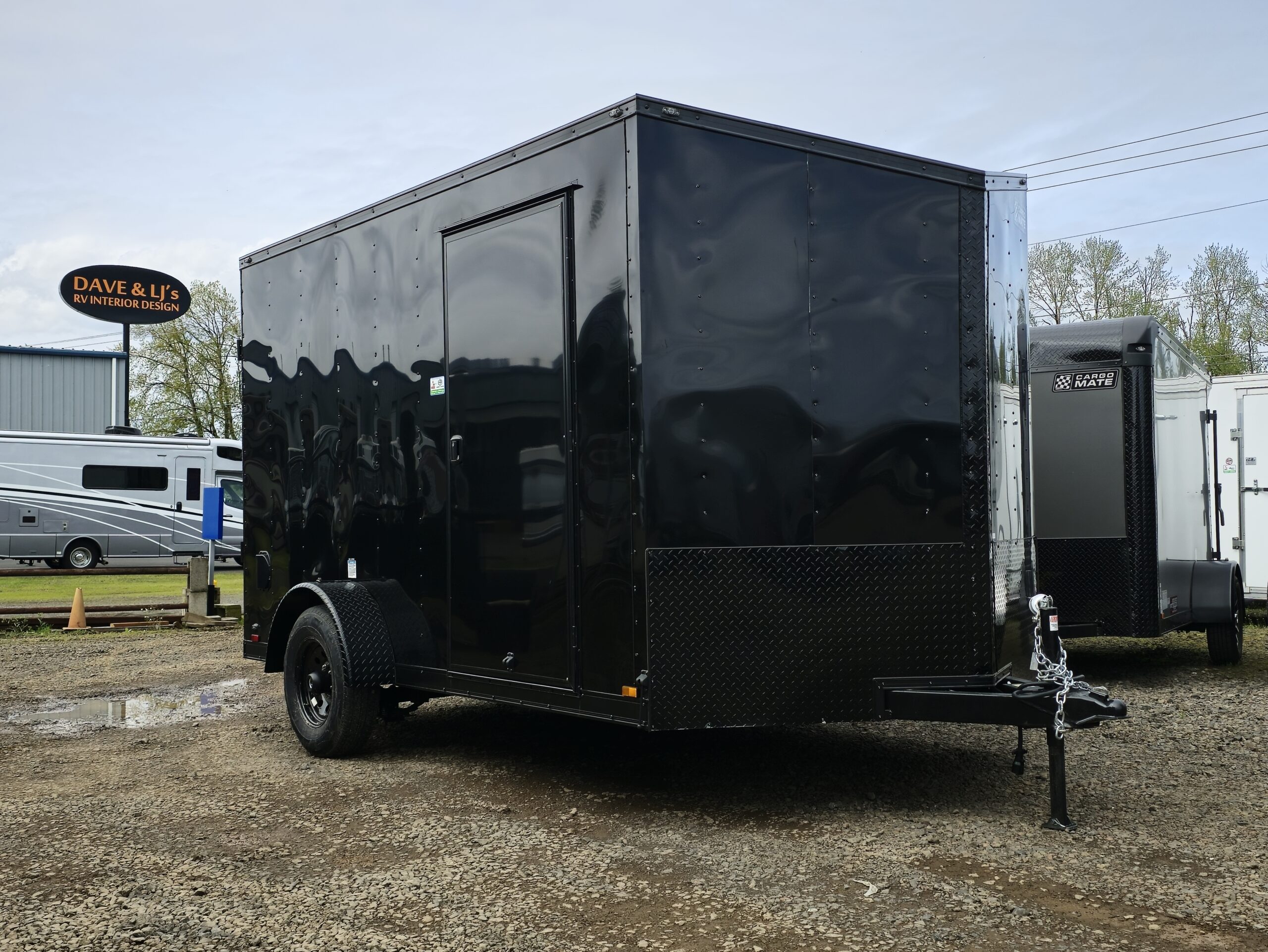 2025 Cargo Mate E-Series Enclosed Trailer 7×12 5200GVW Extra Height Ramp Door