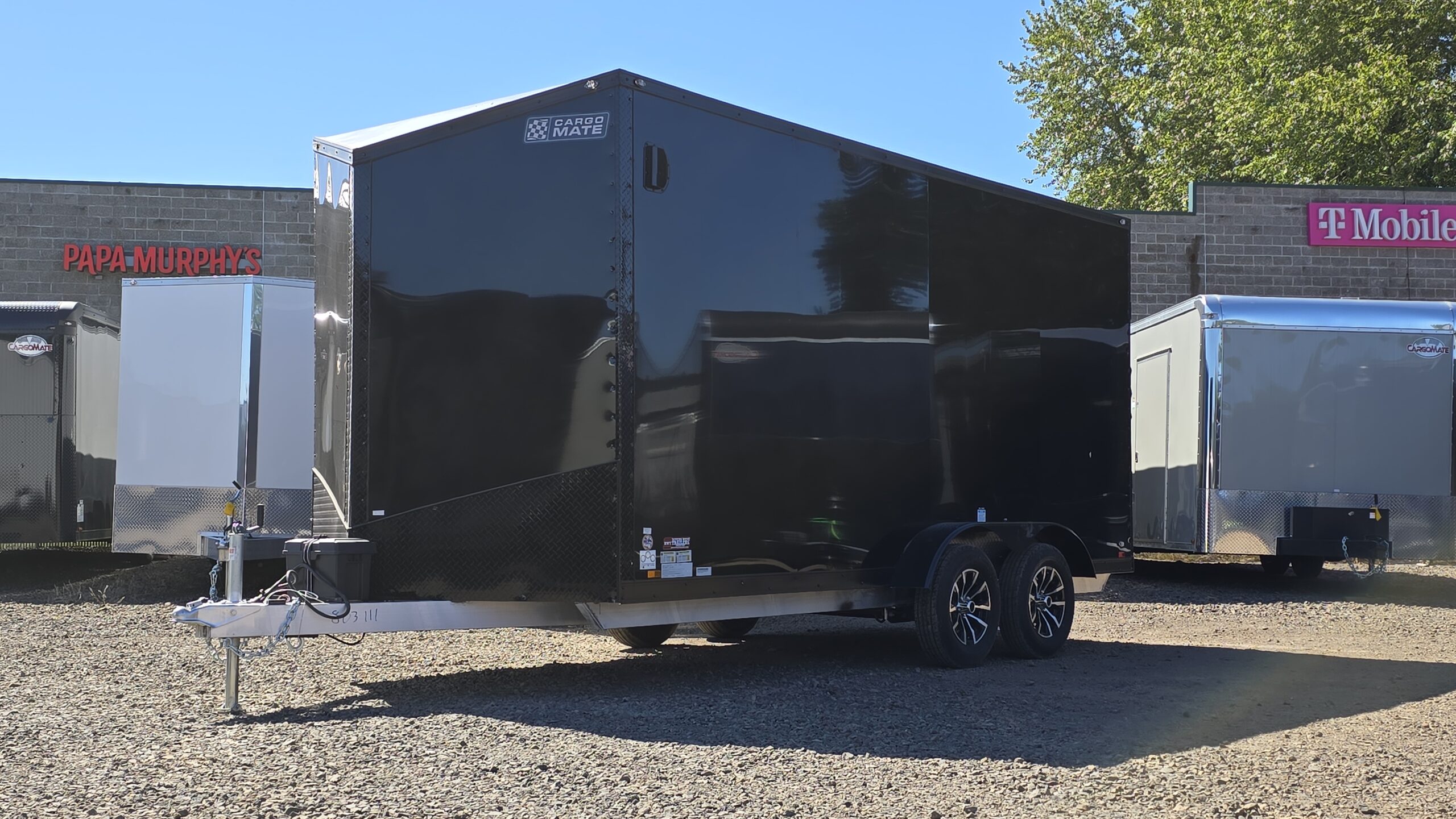 2025 Cargo Mate Aluminum Redline 7×16 Cargo Trailer PolyCORE Siding