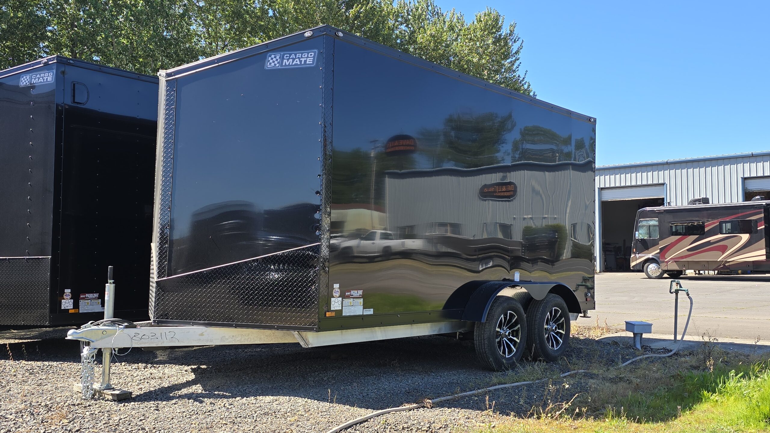 2025 Cargo Mate Aluminum Redline 7×14 Enclosed Cargo Trailer .080 PolyCORE Siding