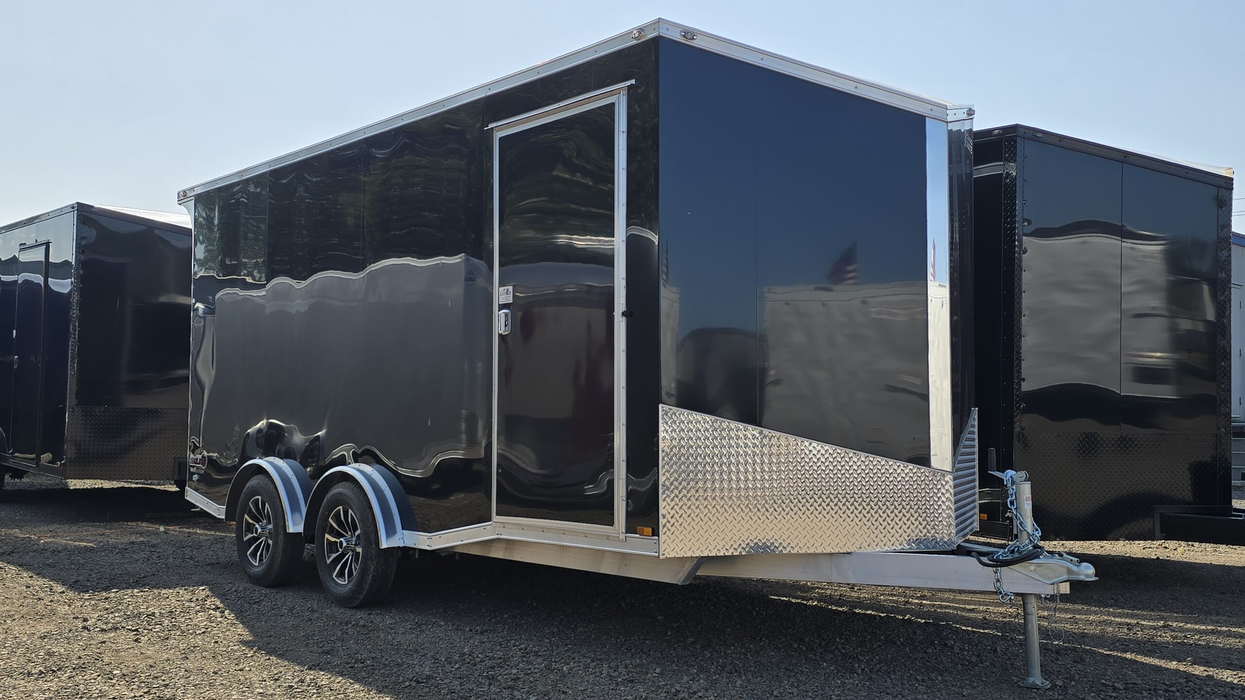 2025 Cargo Mate Aluminum Redline 7×16 Spread axle with Narrow Track