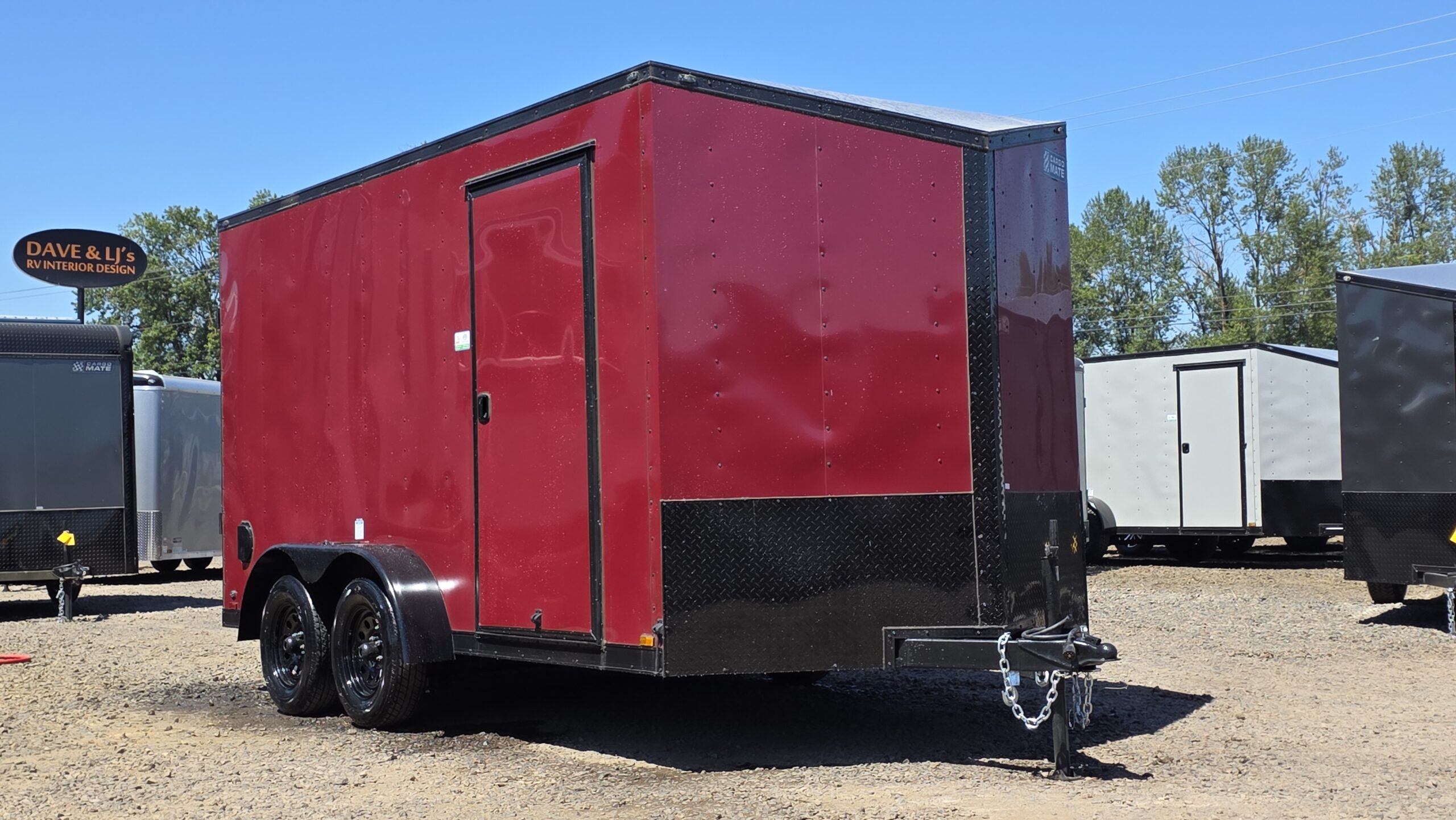 2025 Cargo Mate 7X14 Enclosed Cargo Trailer Extra Height Ramp Door - Image 3