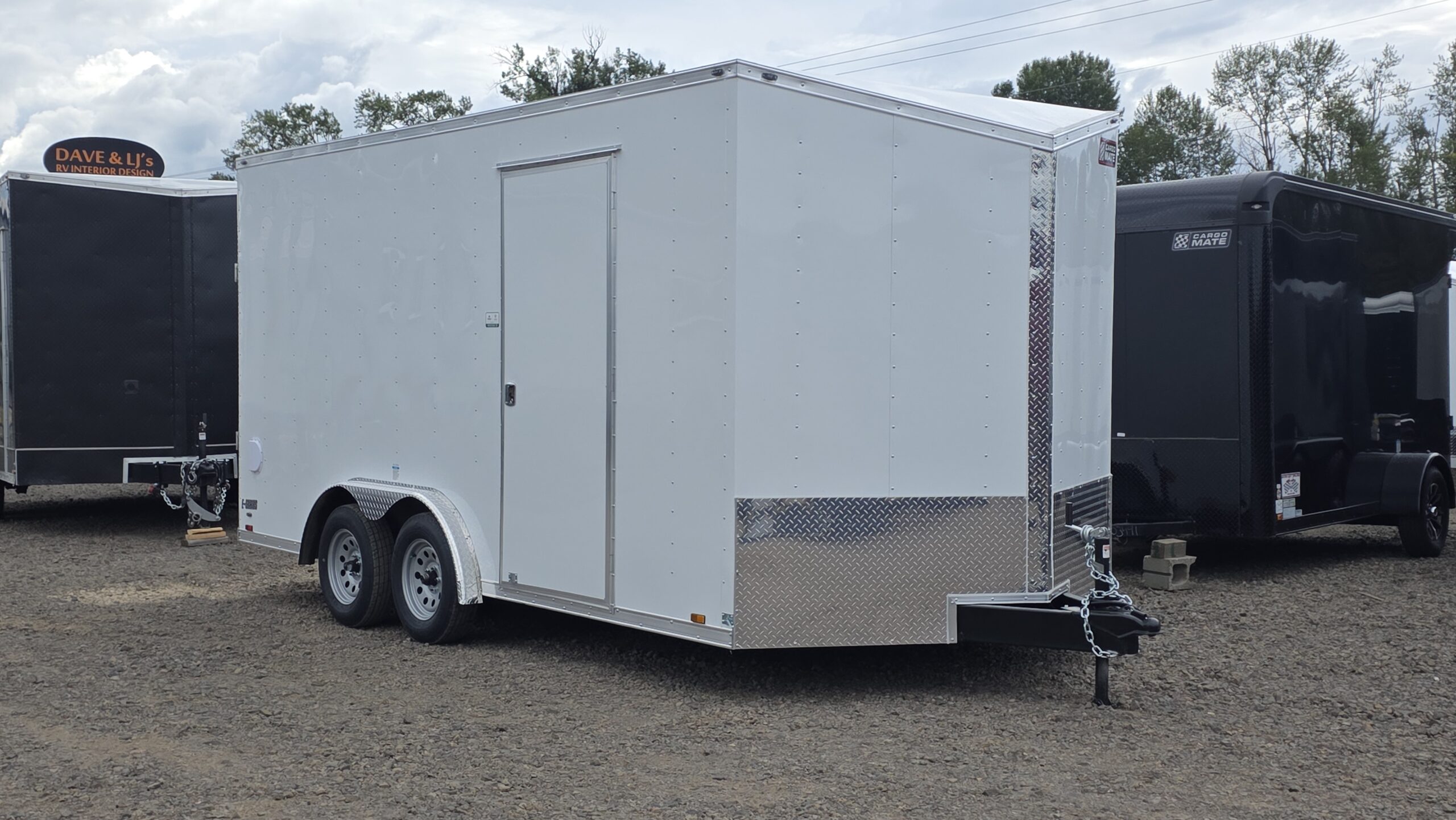 2026 E-Series by Cargo Mate 8×16 Extra Height Enclosed Cargo Trailer 1-Piece Roof