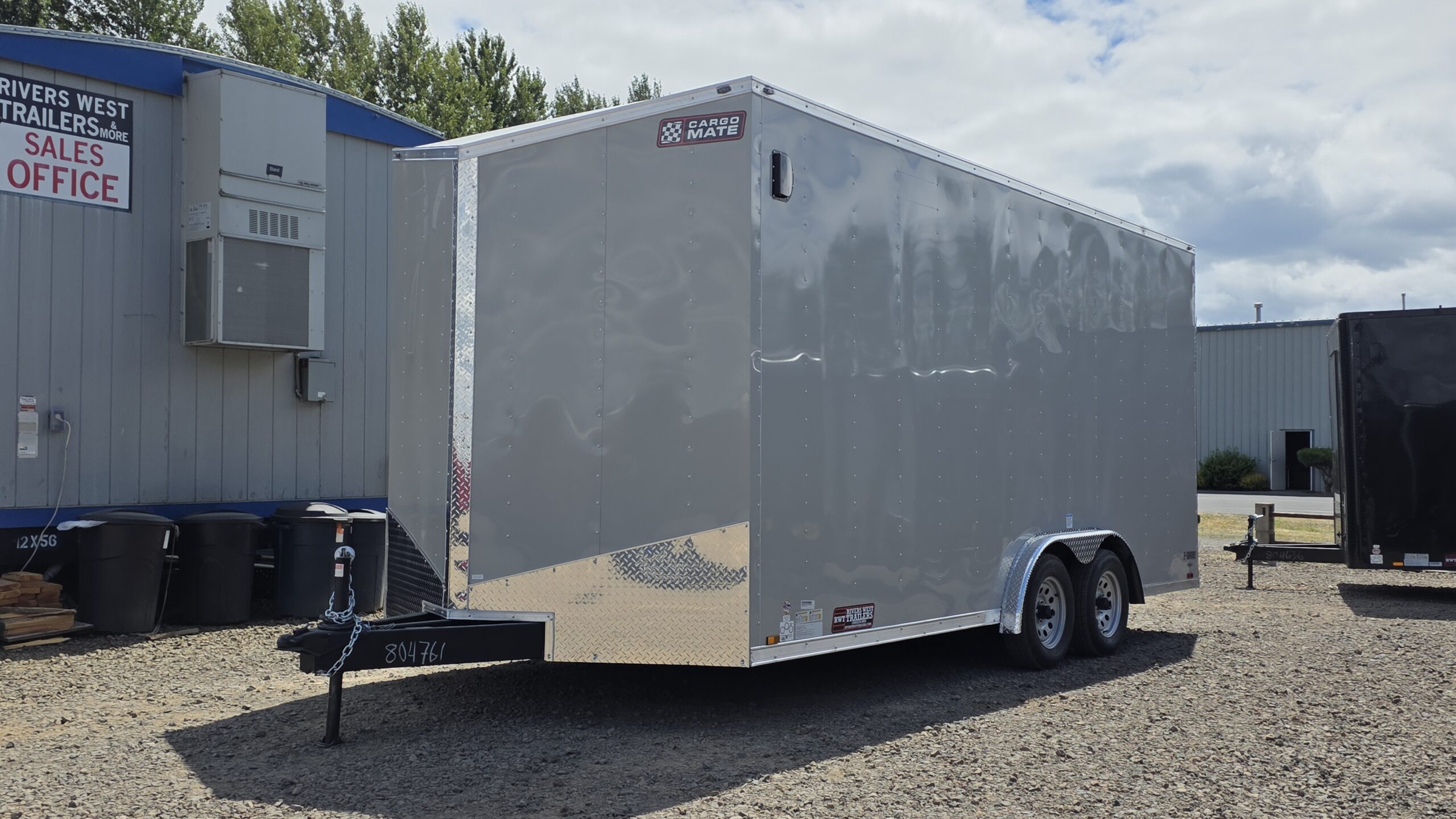 2026 Cargo Mate 8×18 12″ Extra Height Enclosed Cargo Trailer 7000GVW UTV Hauler 1-Piece Roof