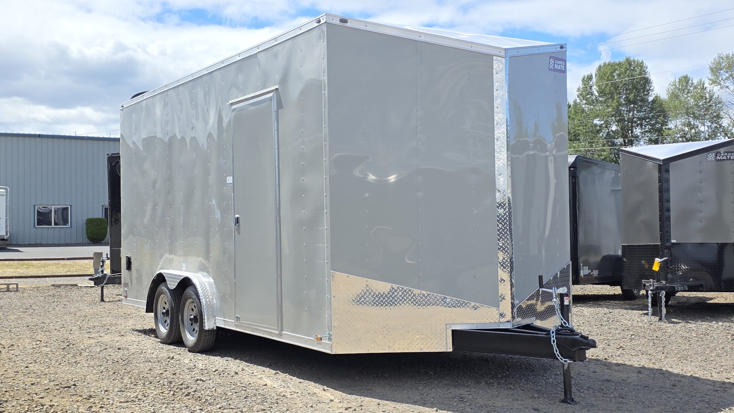2026 Cargo Mate 8×18 12″ Extra Height Enclosed Cargo Trailer 7000GVW UTV Hauler 1-Piece Roof - Image 2
