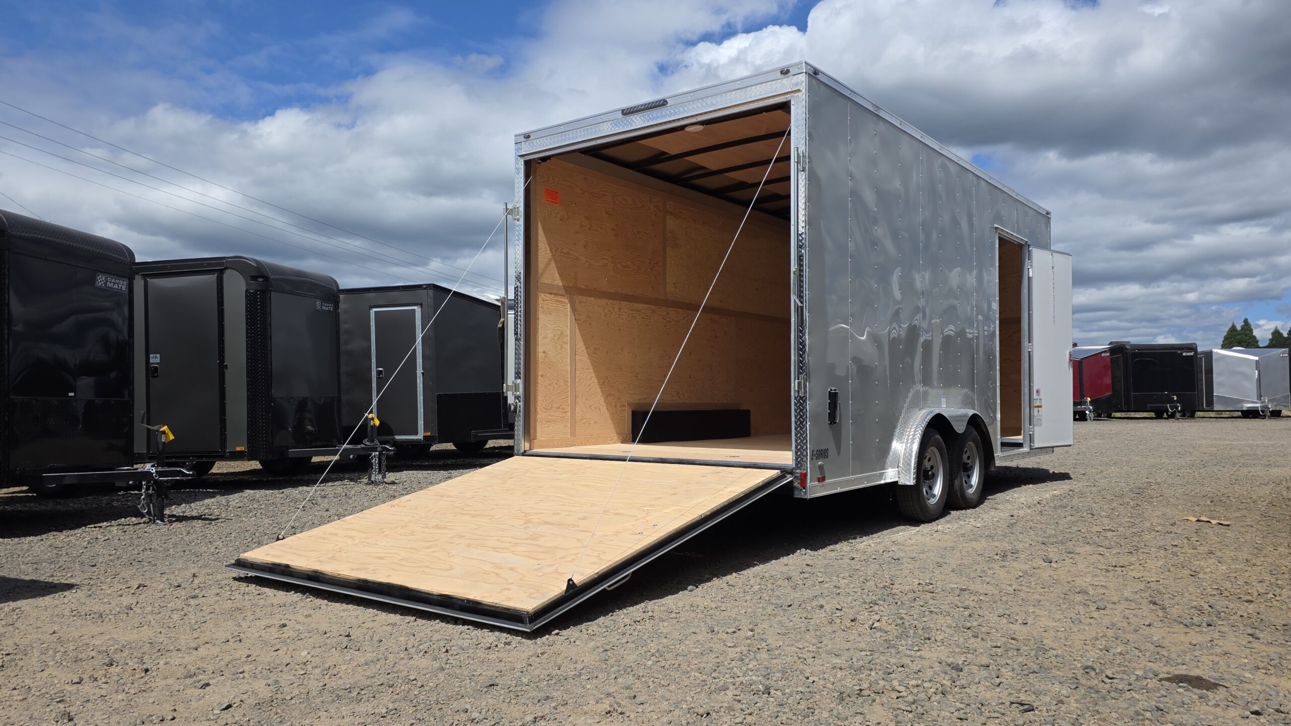 2026 Cargo Mate 8×18 12″ Extra Height Enclosed Cargo Trailer 7000GVW UTV Hauler 1-Piece Roof - Image 5