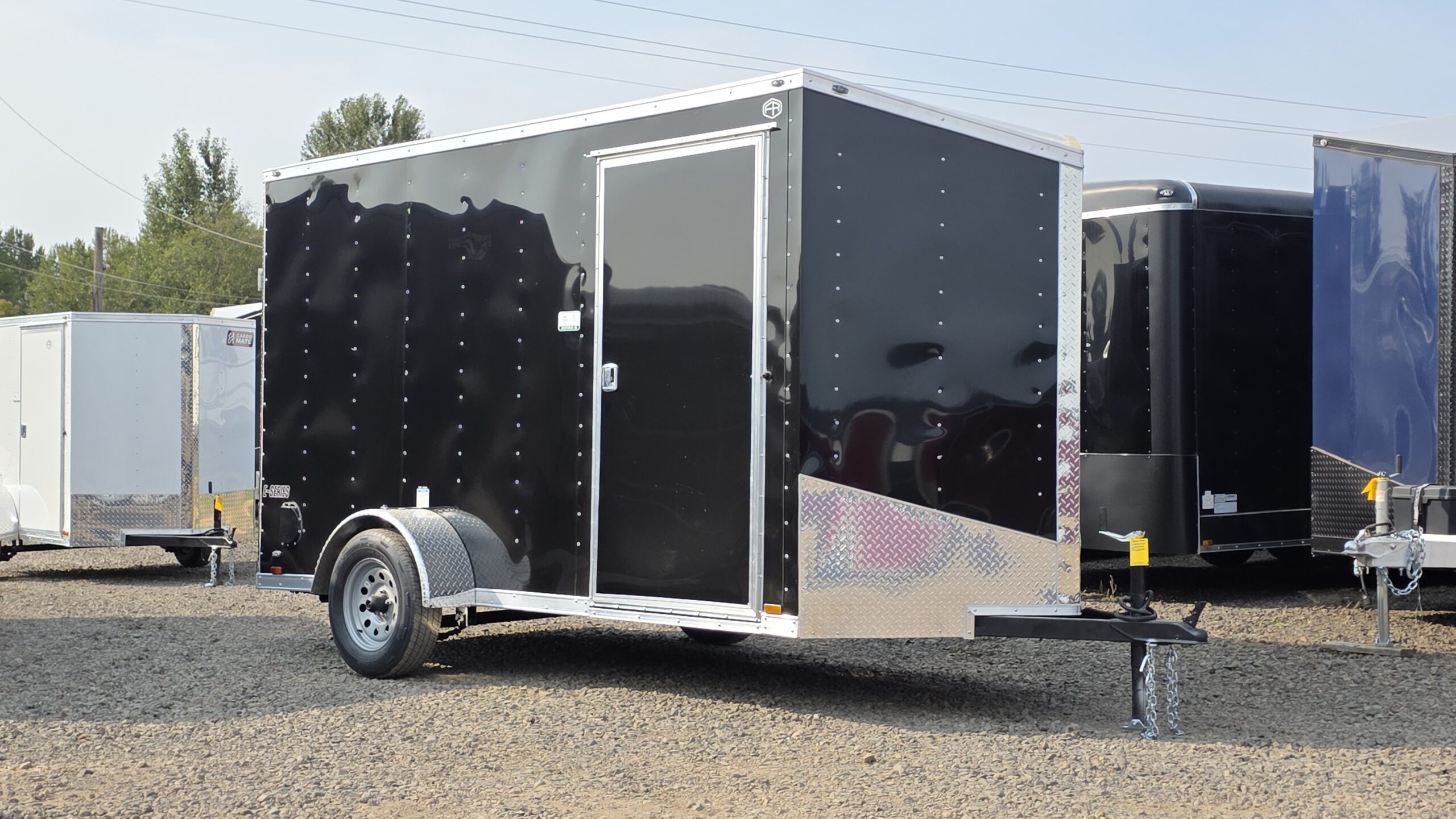 2026 Enclosed Cargo Trailer by Cargo Mate 6×12 Extra Height RV Door