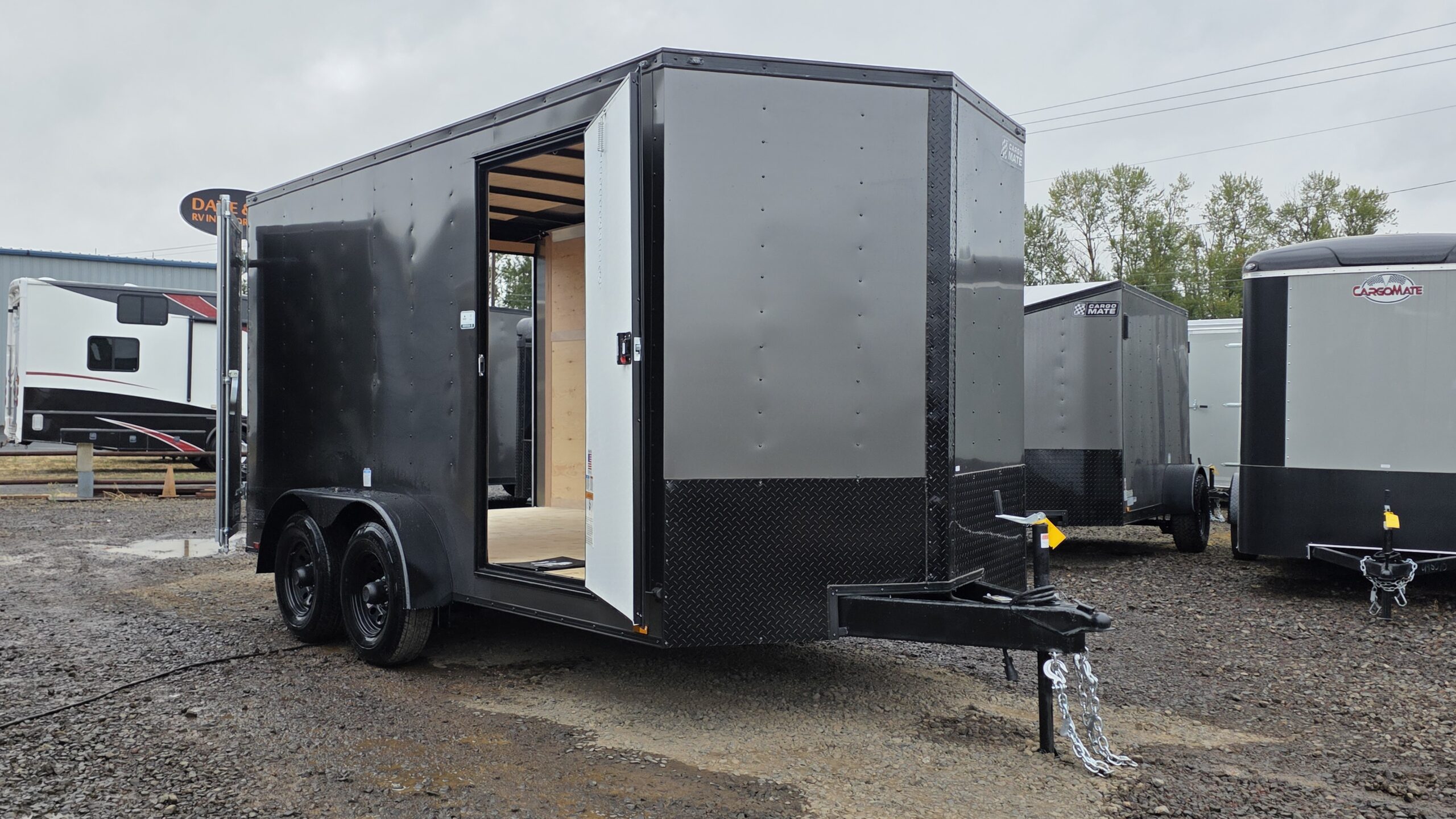 2025 Enclosed Cargo Trailer 7×14 Cargo Mate Heavy-Duty Trailer 9800GVW
