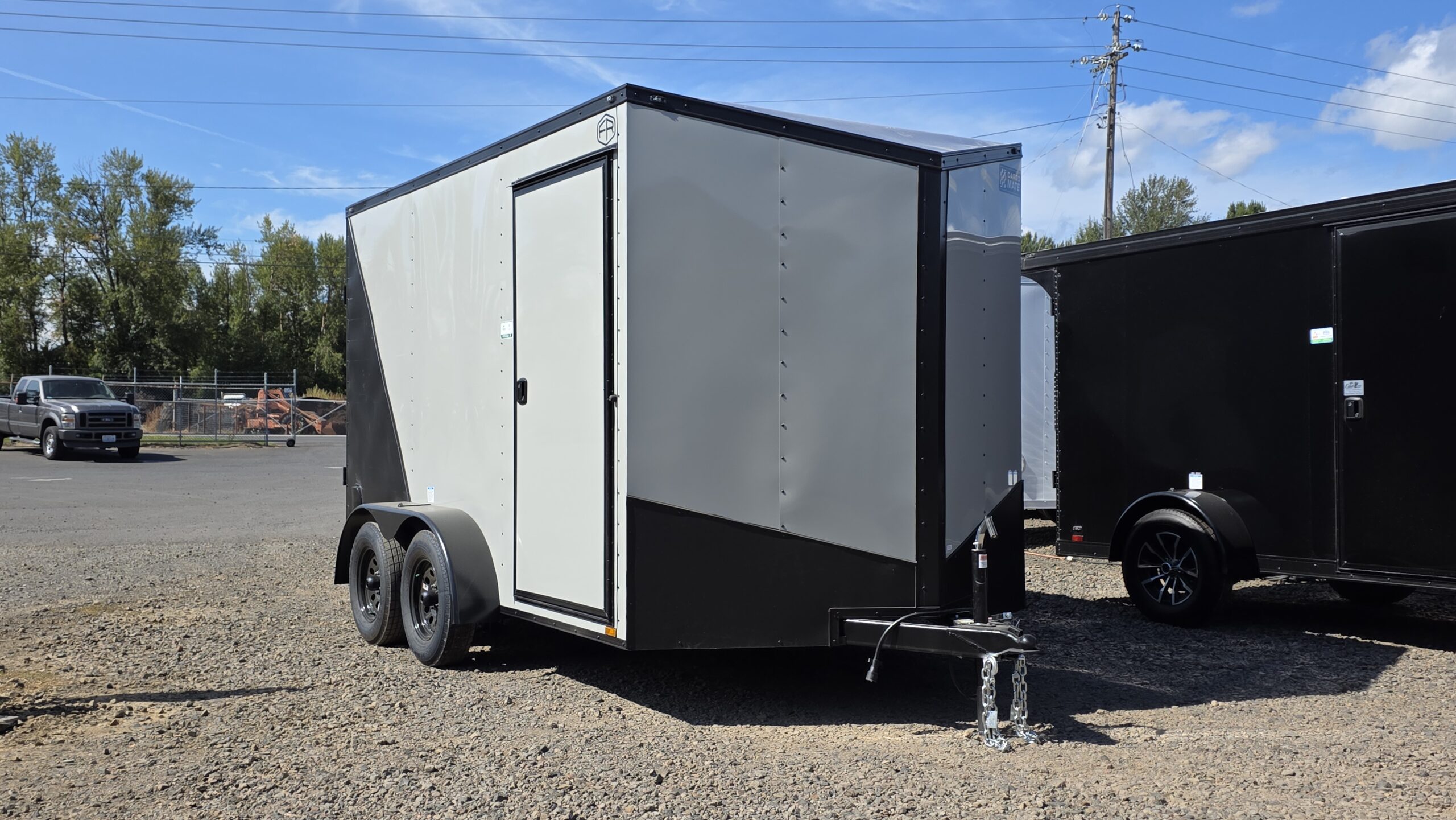2026 Cargo Mate Enclosed Cargo Trailer 7×14 Extra Height Ramp Door