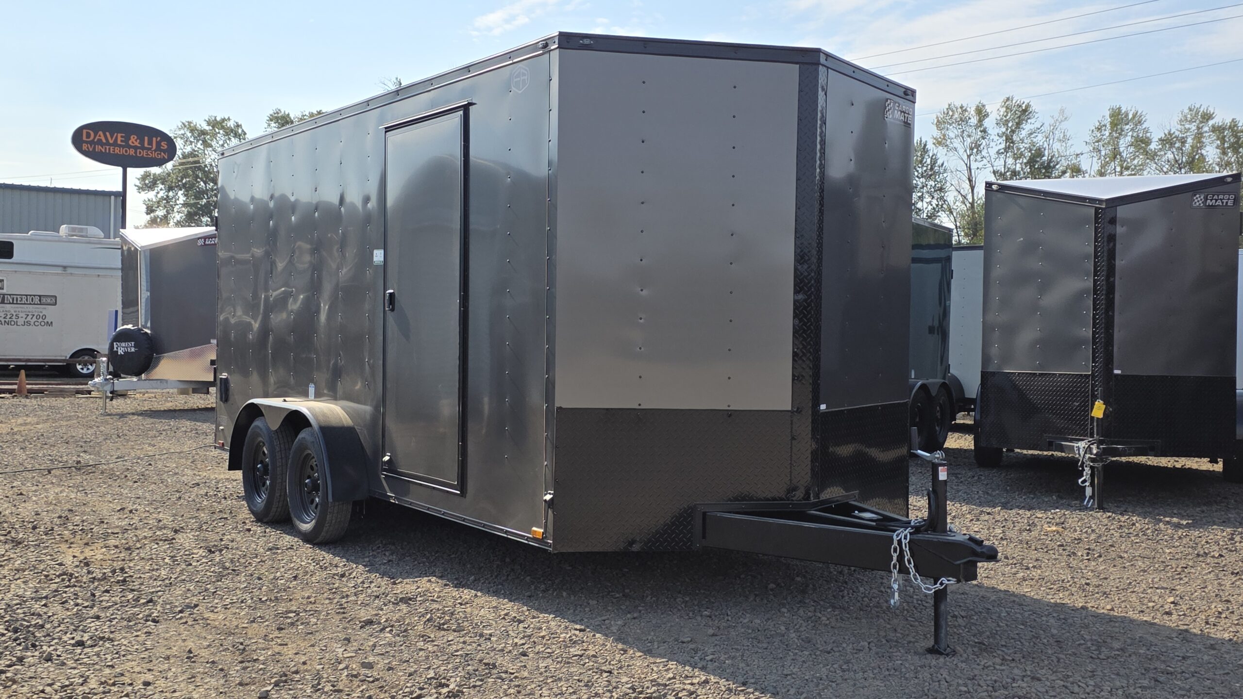 2026 Cargo Mate 7×16 Enclosed Cargo Trailer 7,000 GVW 6″ Extra Height
