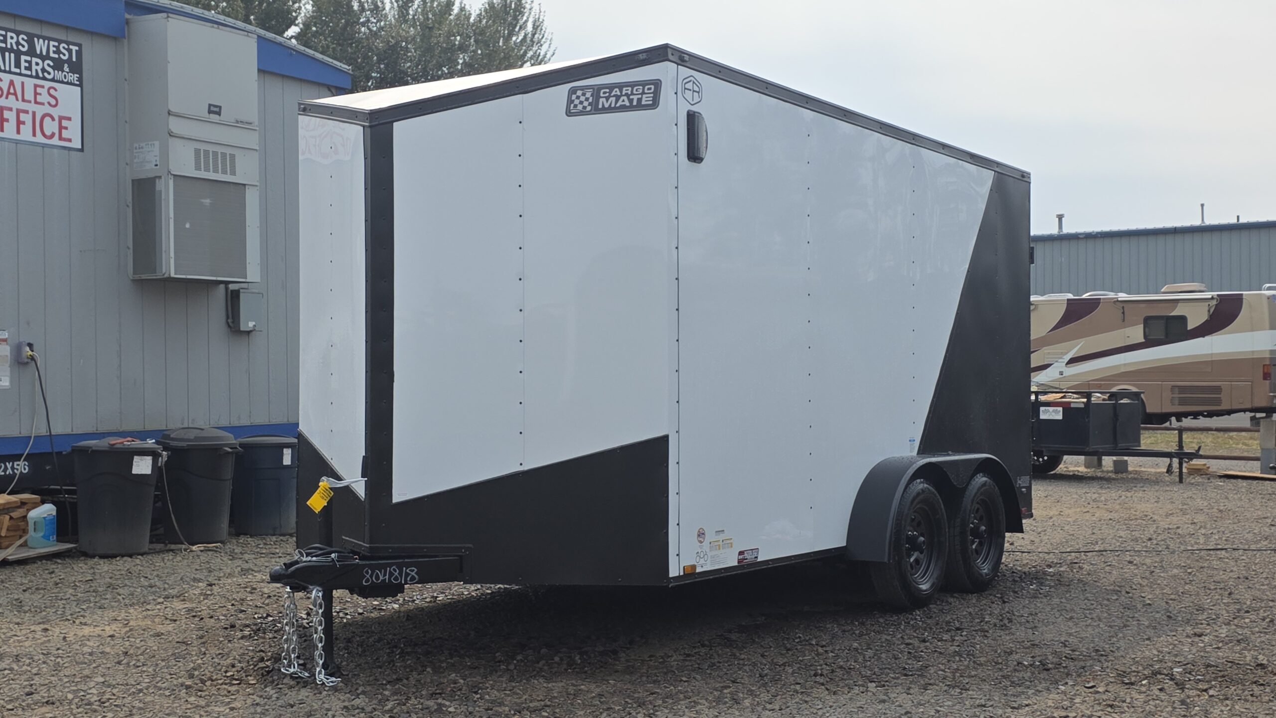 2026 Cargo Mate Enclosed Cargo Trailer 7×14 Extra Height Ramp Door