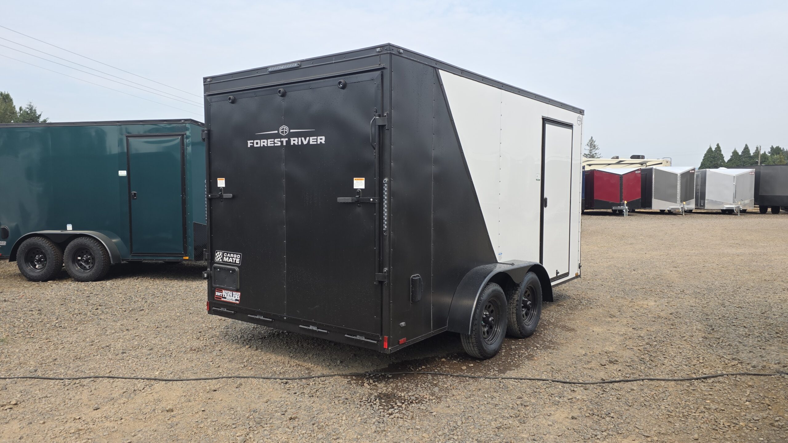 2026 Cargo Mate Enclosed Cargo Trailer 7×14 Extra Height Ramp Door - Image 3
