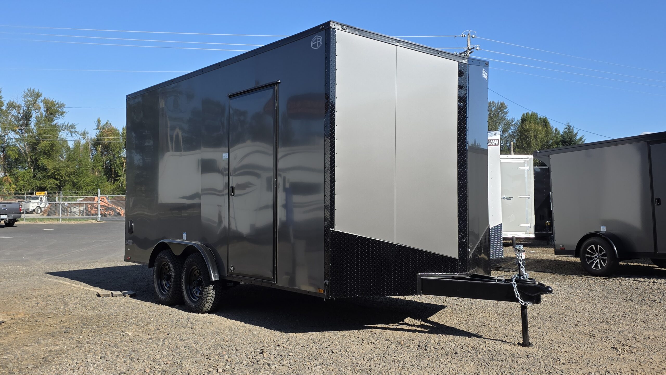 2026 Cargo Mate 8×16 Extra Height Enclosed Cargo Trailer Extra Height 1-Piece Roof PolyCORE 4″ Lift