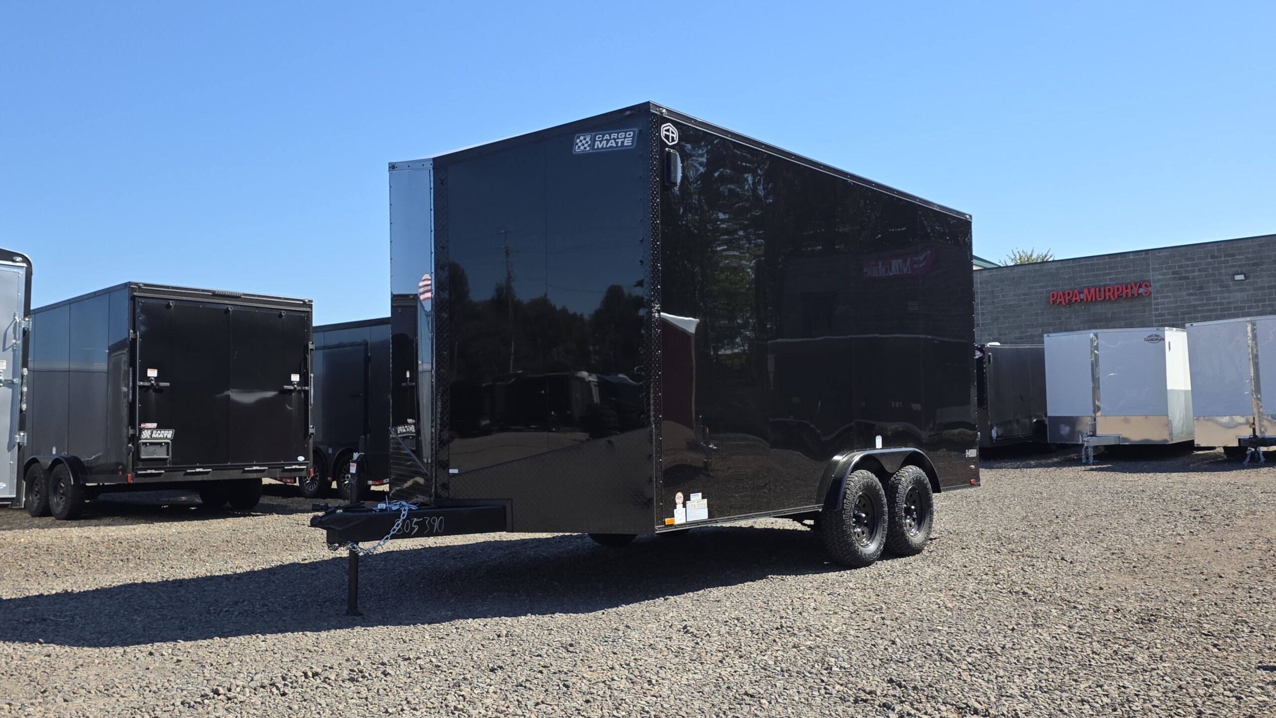 2026 Cargo Mate 8×16 Extra Height Enclosed Cargo Trailer Extra Height 1-Piece Roof PolyCORE 4″ Lift - Image 6