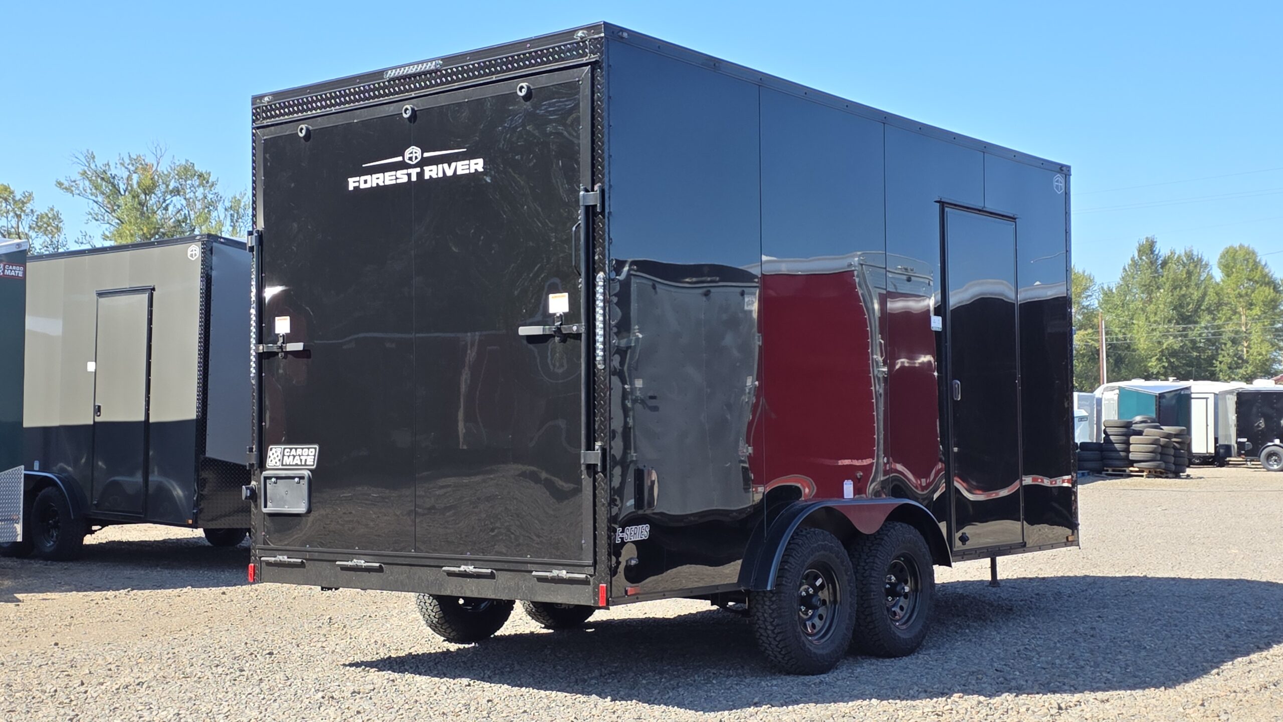 2026 Cargo Mate 8×16 Extra Height Enclosed Cargo Trailer Extra Height 1-Piece Roof PolyCORE 4″ Lift - Image 7