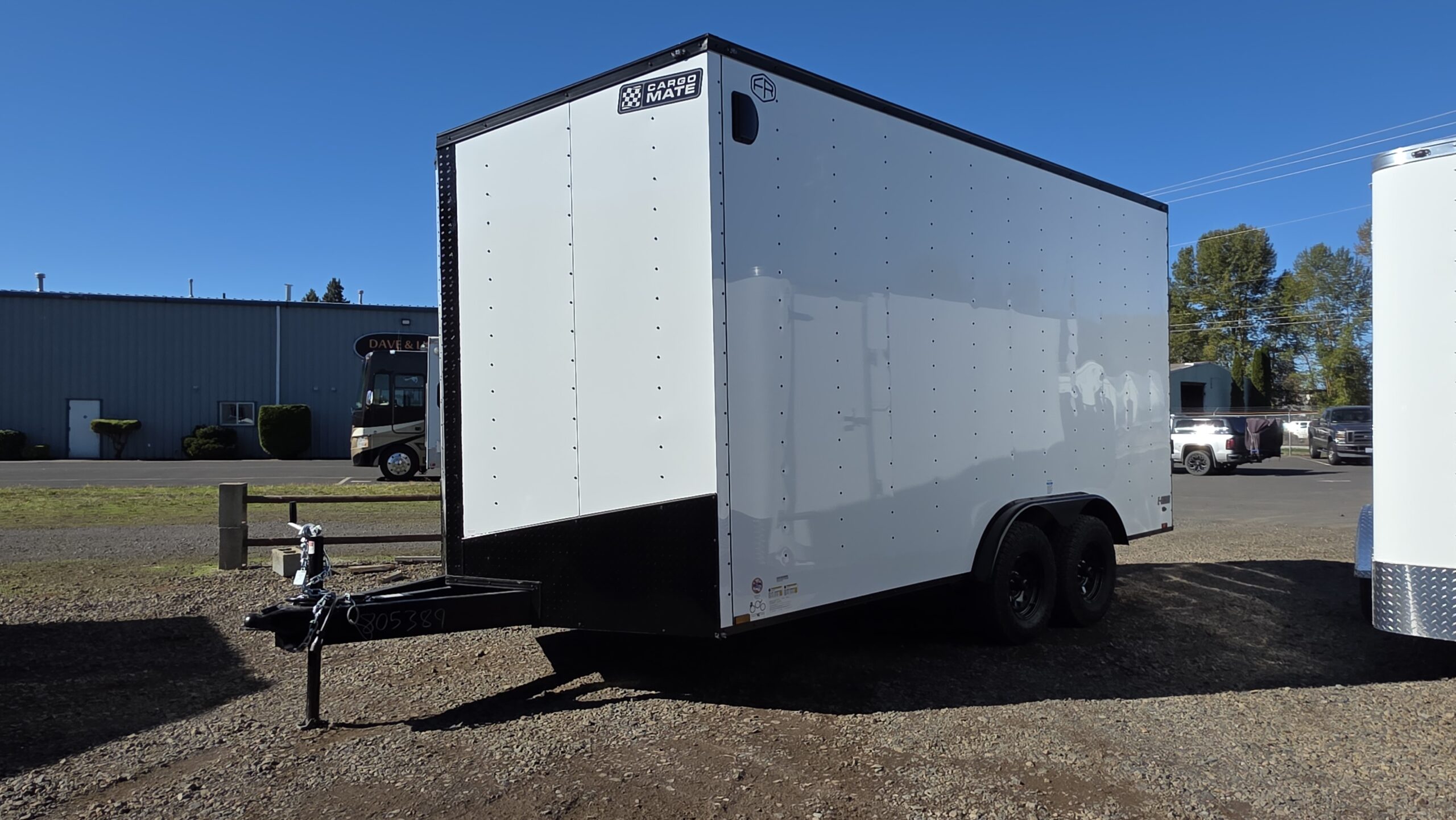 2026 Cargo Mate 8×16 Extra Height Enclosed Cargo Trailer 12″ Extra Height 1-Piece Roof 4″ Lift