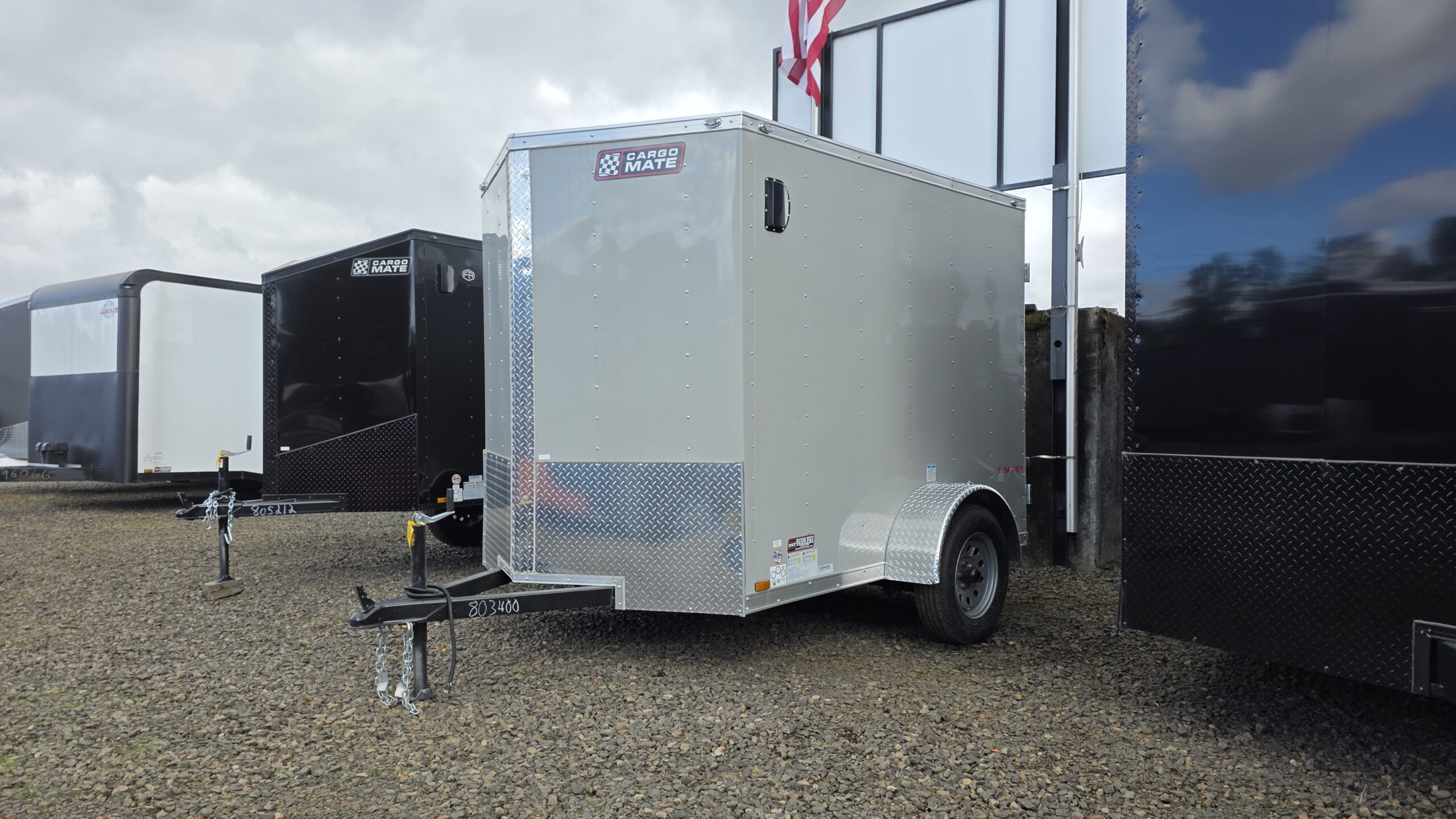 2026 Cargo Mate E-Series 6×8 Single Axle Enclosed Cargo Trailer Extra Height