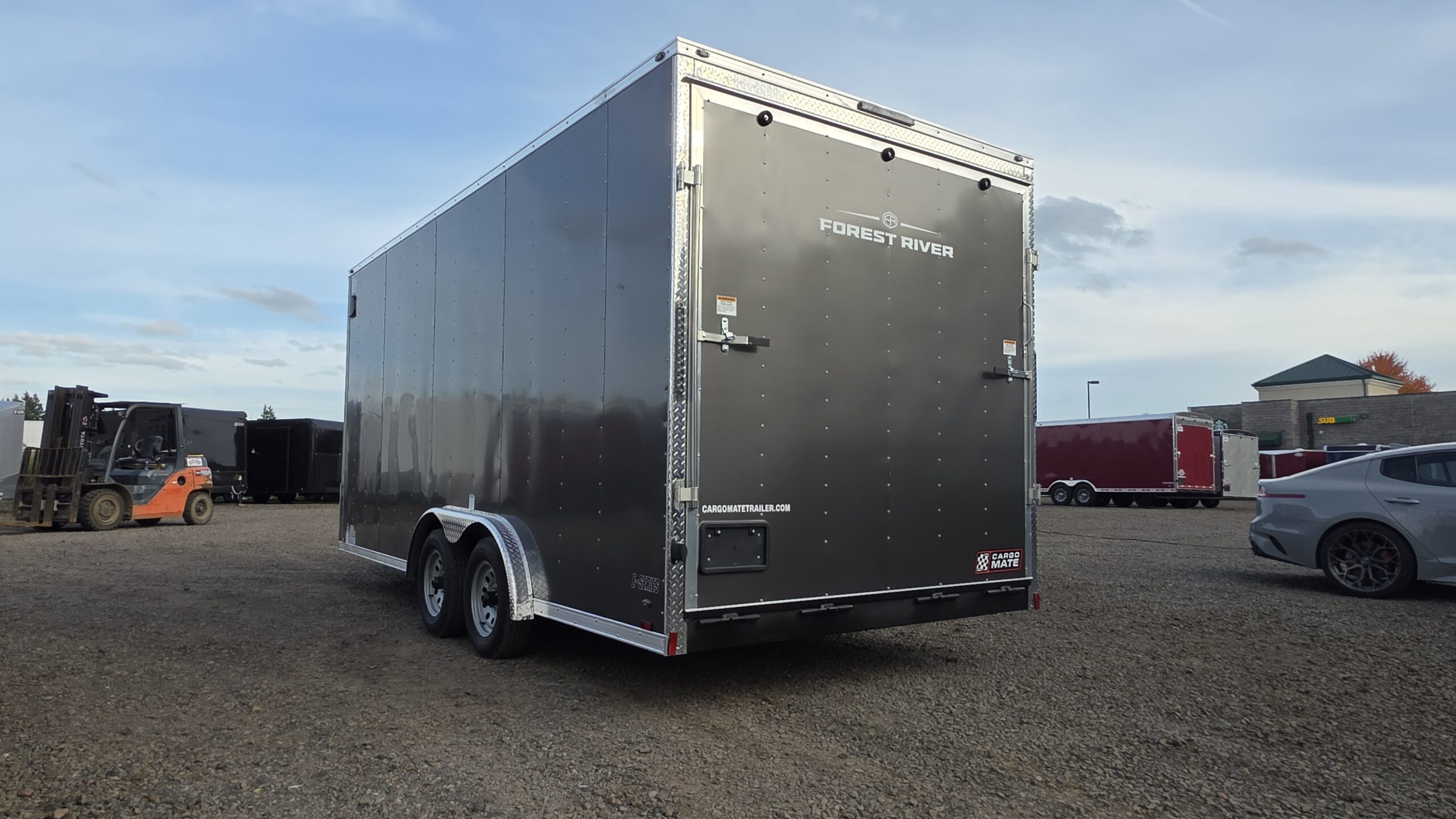 2026 Cargo Mate 8×18 12″ Extra Height Enclosed Cargo Trailer 7000GVW UTV Hauler 1-Piece Roof - Image 5
