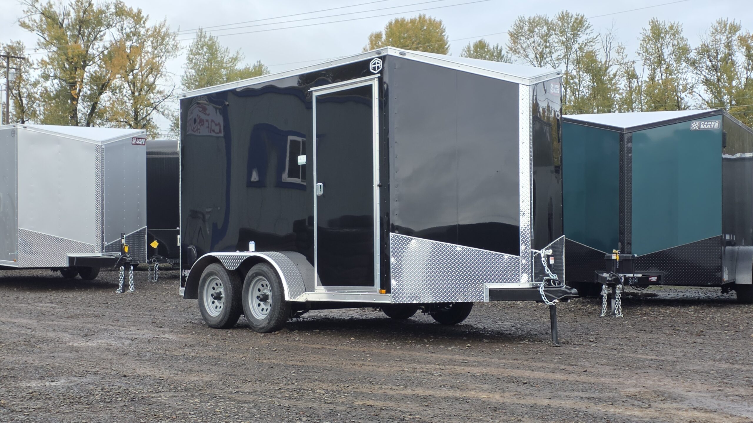 2026 Cargo Mate Enclosed Cargo Trailer 7×12 Extra Height Ramp Door PolyCORE