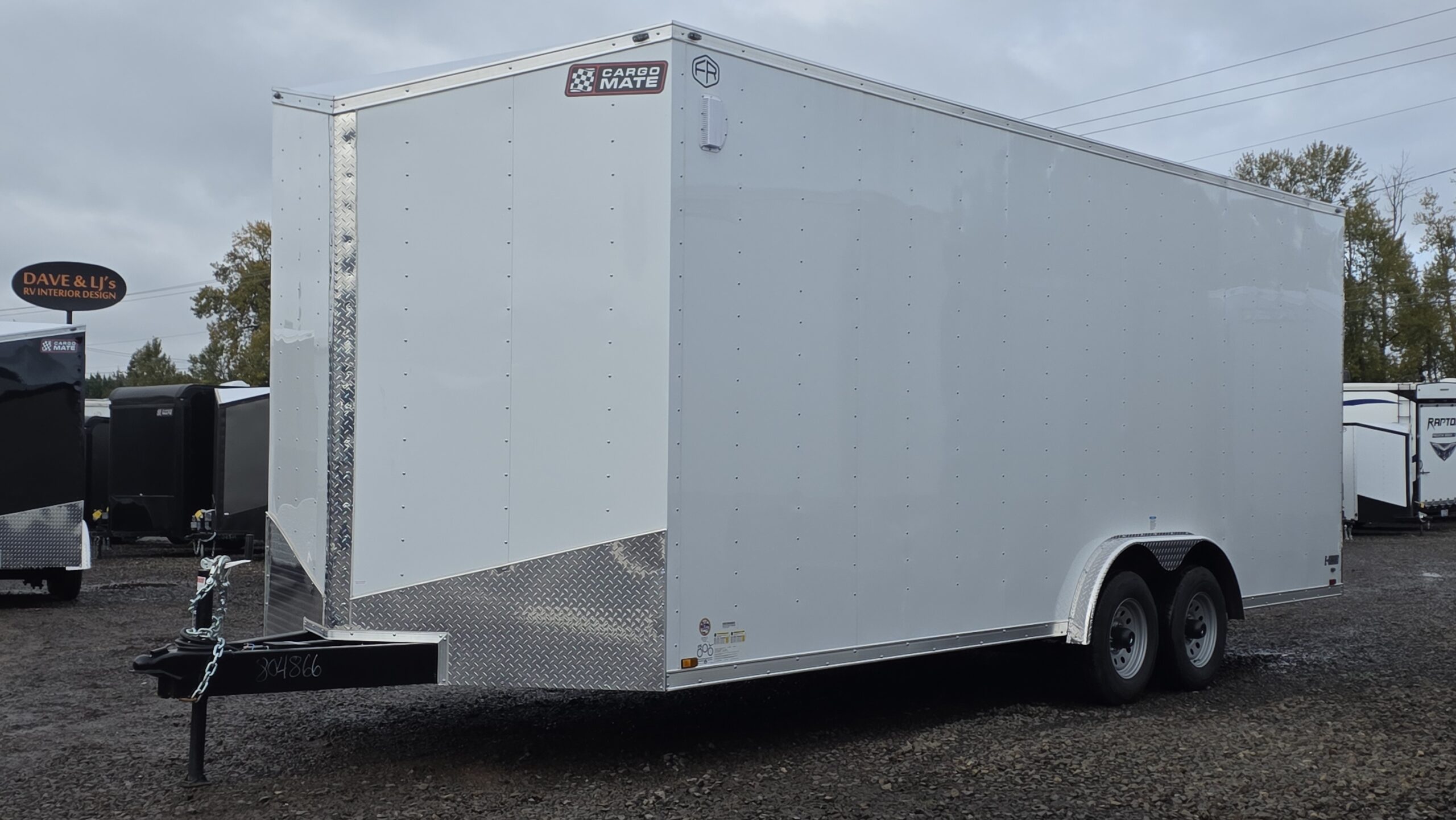 2026 E-Series by Cargo Mate 8×22 12″ Extra Height Enclosed Cargo Trailer 9800GVW UTV Hauler 1-Piece Roof - Image 3